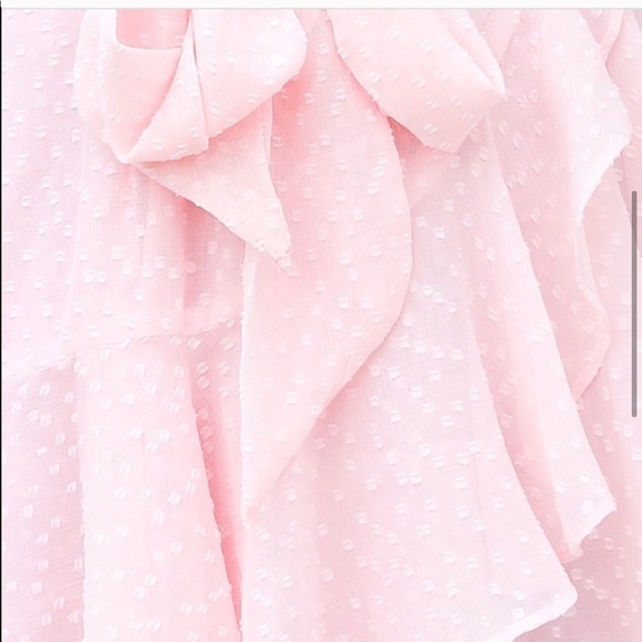 Hello Molly Pink Swiss Dot Dress - Picture 3 of 7